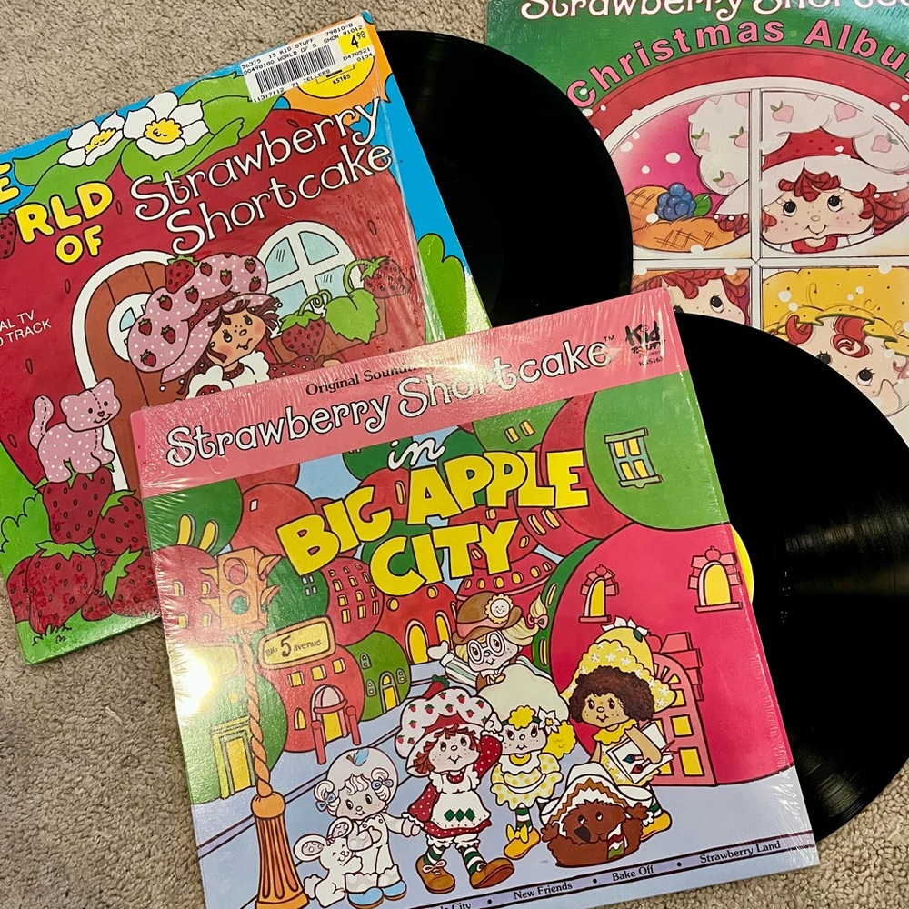Strawberry Shortcake Vinyl Record Set